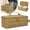 Brown:1 piece, variant on Ikoopy First Aid Bag Empty Pill Box Organizer Portable Travel Pill Bottle Organizer for Home Outdoor Emergency Traveling (Black/Tan/Green)