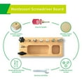 thumbnail image 2 of TenFans Montessori Toys for 3 4 5 Year Old, Montessori Screwdriver Board, Kids Wooden Toys, Fine Motor Skills Toys, Sensory Toys for Toddlers, Preschool Learning Toys for Toddler Travel, 2 of 7