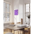 thumbnail image 5 of HAUS AND HUES Purple Wall Decor for Bedroom - Purple Pictures Wall Decor Purple Wall Art Wall Posters Aesthetic Purple Aesthetic Dedroom Posters for Teen | Layered Purple Heart (Beige Framed, 12x16), 5 of 6