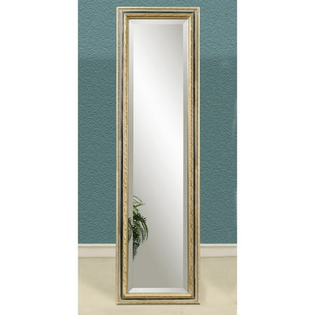 Silver Amp Gold Full Length Cheval Floor Mirror 18w X 64h In