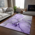 thumbnail image 6 of Addison Rugs Mayfield Washable Transitional Watercolors Purple Rectangle Rug, 3' x 5', 6 of 6