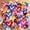Color 2, variant on Mahjong Mat 31.5" x 31.5" Strawberry Rainbow Seamless Soft Pink Cute Pastel Hand Painted Nursery Non-Slip Noise Reduction American Mahjong Tiles Table Cover for Dominoes Poker Card Board Games Gift