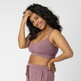 thumbnail image 2 of Sublime Bamboo Hands-Free Pumping Lounge & Sleep Bra - Mauve L Busty, 2 of 8