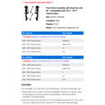 thumbnail image 2 of Front Strut Assembly and Sway Bar Link Kit - Compatible with 2012 - 2017 Toyota Camry 2013 2014 2015 2016, 2 of 2