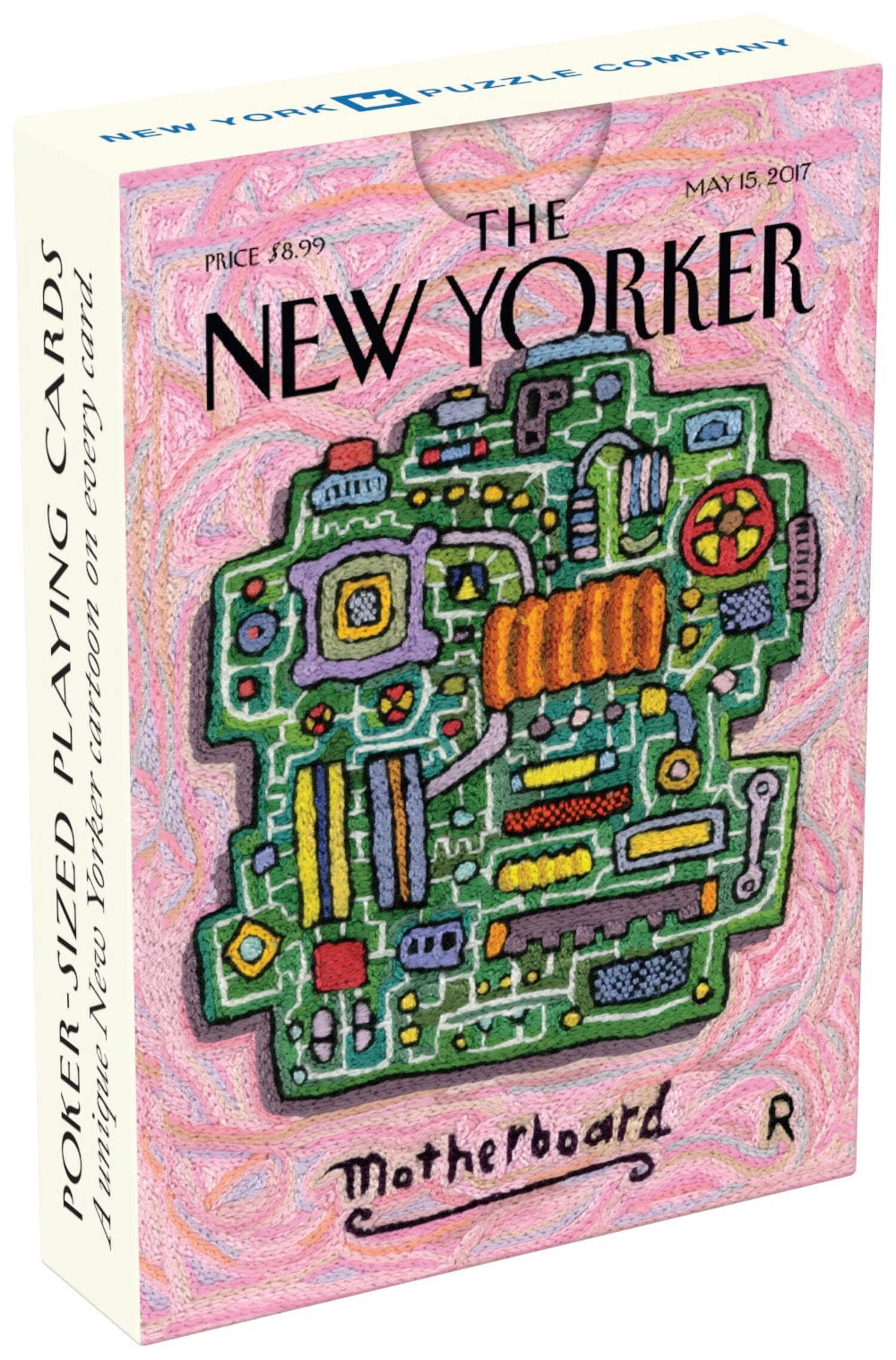 New York Puzzle Company Science Cartoons Playing Cards Single Standard Deck