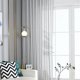 thumbnail image 4 of Worallymy Transpirable Semi Sheer Cortina Bordado Ventana Voile Panel Drape para Sala Dormitorio 1Pc 100x130cm Worallymy JD735804463, 4 of 7