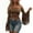 Brown, variant on Fringe Tops for Women Retro Western Cowgirl Off The Shoulder Fitted Long Sleeve with Tassels Stretchy Y2K Crop Shirts Blouses