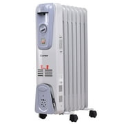 1500W Electric Oil Filled Radiator Space Heater Thermostat Walmart