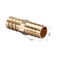 thumbnail image 2 of Conector de manguera de barb central hexagonal de latón de 16mm, 2 of 3
