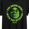 thumbnail image 3 of Shrek - Green Dude Attitude - Women's Oversized T-Shirt, 3 of 5