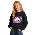 thumbnail image 3 of Likimi Toddler Child Girls Halloween Sweatshirts Hallowmas Ghost Print Crew Neck Sweatshirt For Girls Long Sleeve Autumn Winter Fashion Pullover Size 5-6 Years, 3 of 6