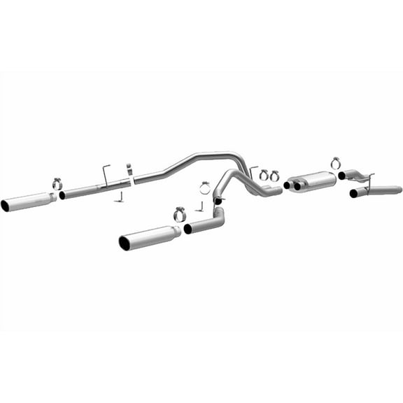 MagnaFlow SYS C/B 09 F-150 EC-CC/SB dual splt Fits select: 2004-2010 FORD F150, 2006-2008 LINCOLN MARK LT