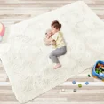 thumbnail image 6 of IR Imperial Rooms Solid Shaggy Rug 8X10ft Modern Area Rug for Living Bed Room Fluffy Soft Carpet Faux Fur Rug White, 6 of 10