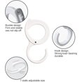 thumbnail image 3 of 2 Pcs Multi-Function Clip Hook, Plastic S Shape Buckle Hook, Windproof Non-Slip Hook, Table Edge Hook with Card Position Clothes Hook Hanger for Bathroom Bedroom Kitchen(White) by Casewin, 3 of 7