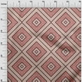 thumbnail image 2 of oneOone Georgette Viscose Fabric Diamond|Triangle & Check Geometric Fabric Prints By Yard 42 Inches Wide, 2 of 4