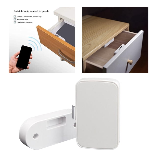para archivador de seguridad inalámbrica inteligente para cajones Sin s invisibles para pequeña sa de seguridad par