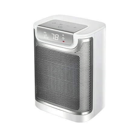 Soleil 1500W Ceramic Fan-Force Electric Space Heater With ALCI Plug  Indoor Use Only White  New