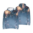 thumbnail image 6 of Bingfone Gold And Blue Fireworks Men's Drawstring Hoodie Long Sleeve Pocket Sweatshirts-3X-Large, 6 of 6