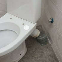 MLINS White Plastic Toilet Bolt Covers for Bathroom 2 Pair Decorative Caps to Hide Hardware