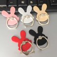 thumbnail image 1 of Rabbit Bunny Phone Stand Tablets Hand Grip Kickstand Aluminum ;Phone ring holder Alloy 360 Rotation Phone Ring Holder, 1 of 9
