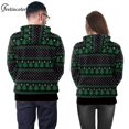 thumbnail image 3 of Sudaderas con capucha de Navidad de lana para pareja, sudadera cálida de gran tamaño, jersey con capucha, traje de Cosplay de fiesta, chándal con bolsillo, ropa de otoño, 3 of 4