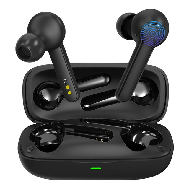 Wireless Bluetooth Earbuds, Bluetooth 5.0 Earphones with Noise Cancelling Touch Control, Long Playtime Stereo Sound Deep Bass Headphone, Waterproof Built-in Mic Headset for Sports, Workout, Gym,L3872