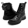 thumbnail image 1 of Botin Niña Bolsita Charol Negro Tendencia Comodas 18-21 negro 20, 1 of 6