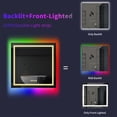 thumbnail image 4 of LUVODI Anti-Fog Dimmable LED Bathroom Mirror with RGB Backlit 7 Color Vanity Mirror 32in Square, 4 of 14
