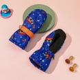 thumbnail image 2 of Rhuody Boys Girls Gloves Kids Winter Gloves Snow Ski Thermal Insulated Gloves For Toddler Children Youth For Cold Weather Comfortable Simple Style Daily Wear Blue 2-4 Years, 2 of 4