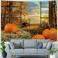 thumbnail image 4 of PRATYUS Fall Forest Tapestry Sunflower Maple Leaves Autumn Tapestry Wall Hanging for Bedroom Fall Tree Nature Scenery Aesthetic Tapestries Living Room Dorm College Painting, 4 of 6