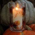 thumbnail image 3 of Harvest Leaves - Jar Candle Holder, 3 of 8