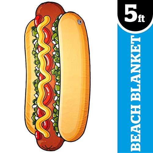 Burger Bigmouth Affordable High Quality 5ft Ultra Soft Gigantic Beach Blanket for sale online 