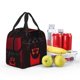thumbnail image 5 of Disketp Black Panther Red Background for Insulated Lunch Bag for Women and Men, Perfect for Work, Hiking, Picnic, 5 of 8