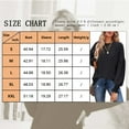 thumbnail image 5 of TEMOFON Womens Tops Long Sleeve blouse sweatershirts Crew Neck Ruffle Lantern Sleeve 2024 fall Casual Loose Smocked Cuffs clothes black, 5 of 5