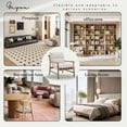 thumbnail image 2 of Guyou Sherpa Accent Chair - 25.5" Wide Plush Armchair for Living Room & Bedroom, Modern Upholstered Reading Chair with Solid Wood Frame, White, 2 of 7