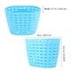 thumbnail image 2 of 1 canasta para bicicletas para niños, canasta de almacenamiento de plástico desmontable para bicicletas para niños, sin pegatinas (azul cielo), 2 of 5