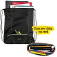 thumbnail image 3 of Five Star 2-in-1 Carry-All Pencil Pouch, Black/Gray (500008RC0-WMT), 3 of 9