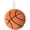 Orange, variant on Plush Sport Ball Keychain, Plush Basketball Football Keyring for Sport Lover Purse Bag Charms Pendant Keychain for Men Women