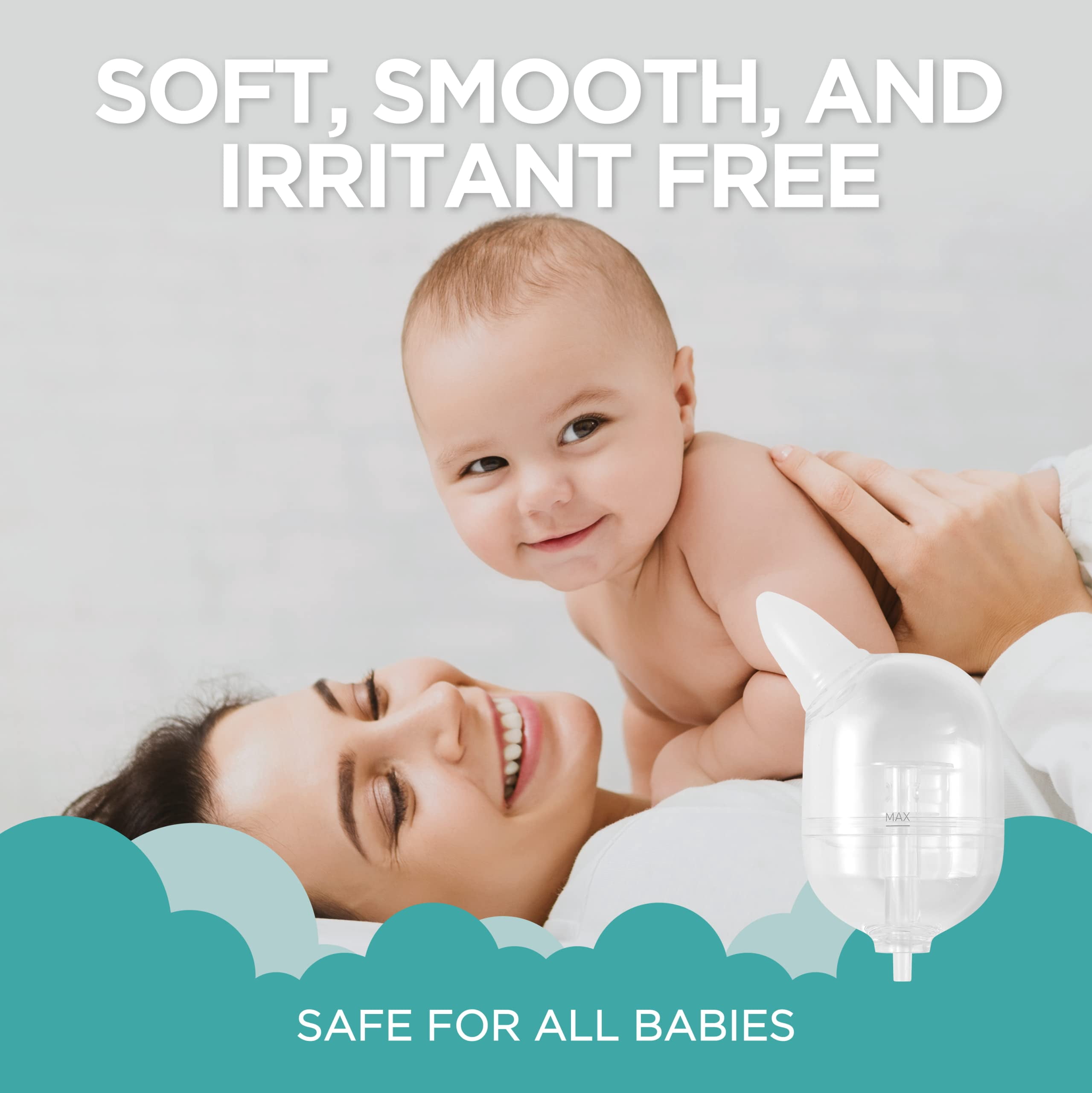 LittleTora Pro Baby Nasal Aspirator - Built-in Music & Night Light - Rechargeable Nose Booger Sucker for Infants Babies Kids Toddlers - Snot Removal