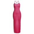 thumbnail image 6 of Sngxgn Women's Sexy Slip Maxi Dress Dresses for Women Casual Sleeveless Long Dress(Hot Pink,L), 6 of 8