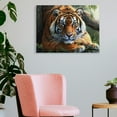 thumbnail image 3 of ZFLMY Wildlife Canvas Wall Art Wall Painting Canvas Print Contemporary Art Men's Boy Bedroom Home Modern Decoration 16x12in, 3 of 6