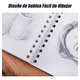 thumbnail image 5 of Cuaderno De Dibujos De Papel Cebolla Con 60 Hojas Starry sky, 5 of 5