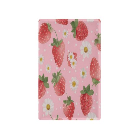 IAUYY Retardant PC Material Toggle Switch Switch Plate Covers Easy DIY Installation with Screws Light Switch Cover Plate Leafy Strawberry