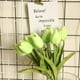 thumbnail image 4 of Cateissary Mini flor artificial, lirio único, tulipán, flor monarca, flor falsa de PU, decoración para el hogar y la Oficina, decoración para Flores artificiales verde Cateissary HA6563-09B, 4 of 6