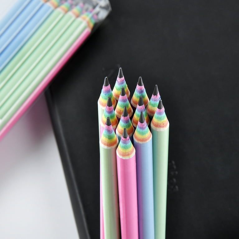 ECOTREE Pencils #2 Pre-sharpened Pencils Number 2 Pencils School Pencils Kids  Pencils with Erasers Rainbow Pencils Eco Pencils Recycled Paper Pencils 12  Pack - Yahoo Shopping