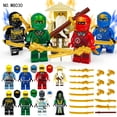 thumbnail image 2 of Figuras de bloques de construcción Ninja H001 (juego de 8), 2 of 3