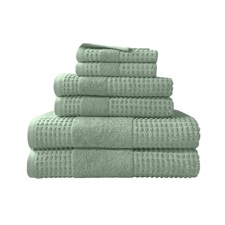 Martex Expression Air Sculpted 6-Piece Towel Set, Sage