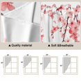 thumbnail image 5 of Swag Valance Curtains for Windows, Cherry Blossoms Light Filtering Kitchen Curtains with Rod Pocket, Spring Rustic Botanical Flowers Window Treatment Valances for Living Room, 28x36 - 2 PCS, 5 of 9