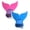 A,B, variant on Monofin for Girls Boys, 16.5"x16.1" Adjustable Swim Fin for Swimming Training, Snorkeling Flippers, Diving Foot Fin for Kids Water Sports