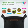 thumbnail image 4 of Growing Bag Sturdy Stitching with Handle Breathable Reusable Potato Vegetable Flower Planting Bag Gardening Supplies-10 Gallon, 4 of 8